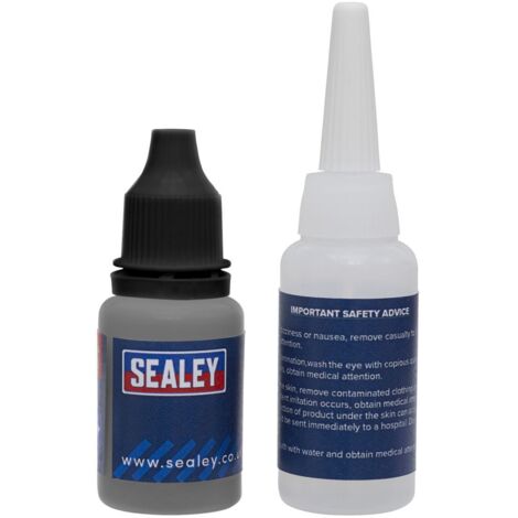Sealey Fast-Fix Filler & Adhesive - Black SCS908
