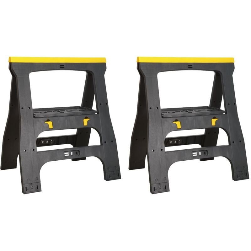 FDT42 Heavy-Duty Folding Composite Trestles - Sealey