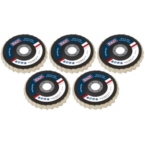 Sealey FFD5 Felt Flap Disc 115mm 22mm Bore - Pack of 5