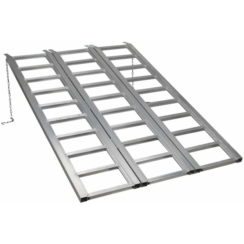 Sealey - Motorcycle/Trike/ATV & Mini Tractor Ramp Wide Tri-Fold 680kg Capacity FLR680T