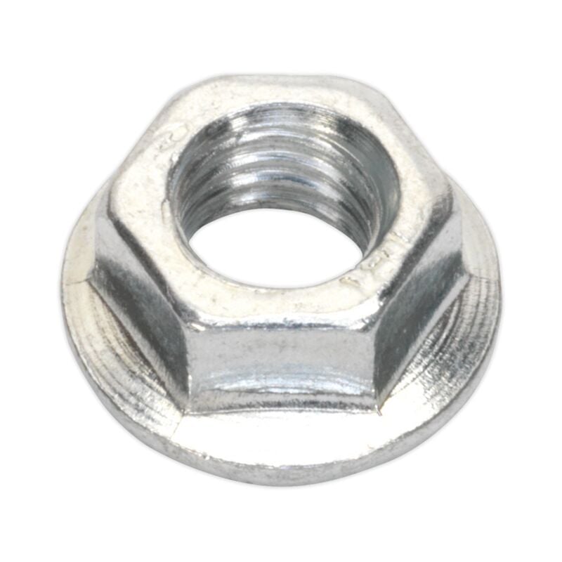 Sealey - Flange Nut Serrated M5 Zinc din 6923 Pack of 100