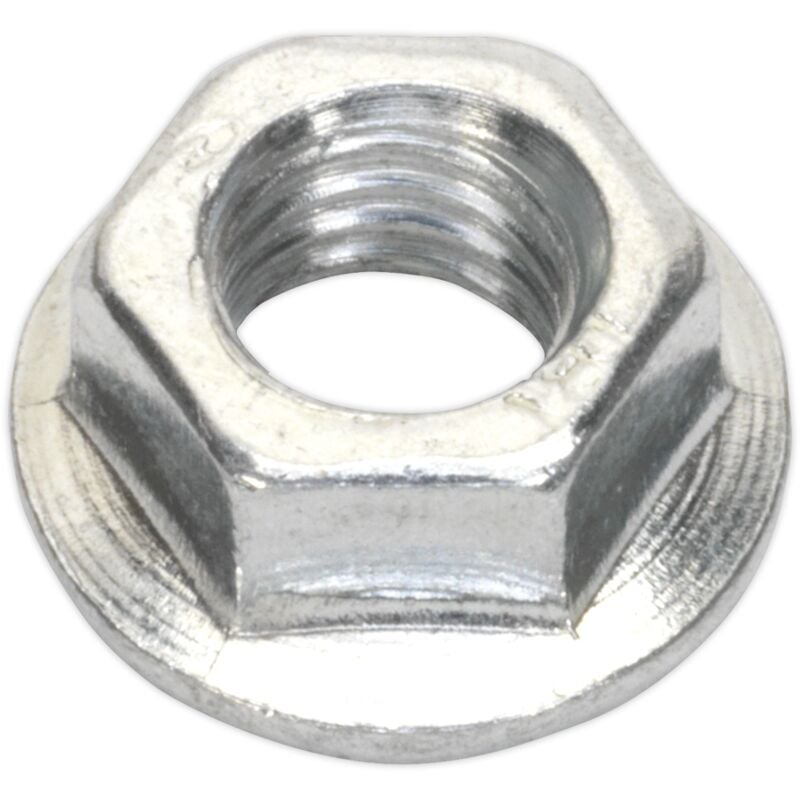 Sealey - FN5 Zinc Plated Serrated Flange Nut M5 - Pack of 100