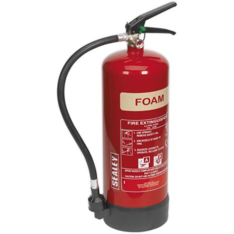 Sealey Foam Fire Extinguisher 6L SFE06