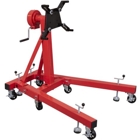 Sealey Folding 360 Rotating Engine Stand with Geared Handle Drive 680kg ES680D