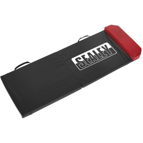 Sealey Folding Mechanic's Mat with Headrest 35mm VS860