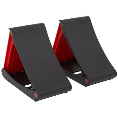 Sealey Folding Wheel Chocks - Pair WCF01
