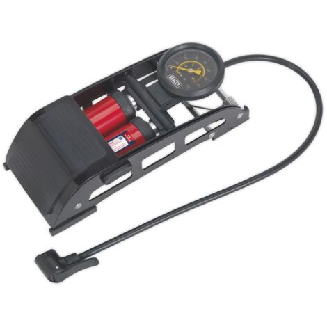 Sealey Foot Pump Twin Barrel FP6