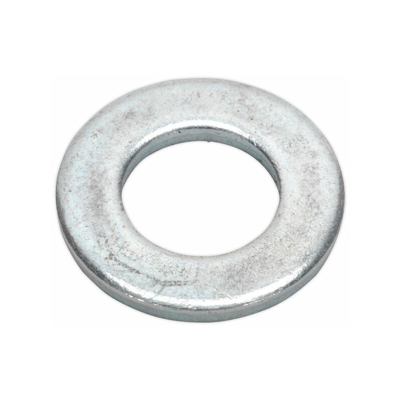 FWA1224 Flat Washer M12 x 24mm Form A Zinc DIN 125 Pack of 100 - Sealey