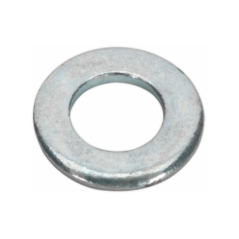 Sealey - FWA49 Flat Washer M4 x 9mm Form A Zinc DIN 125 Pack of 100