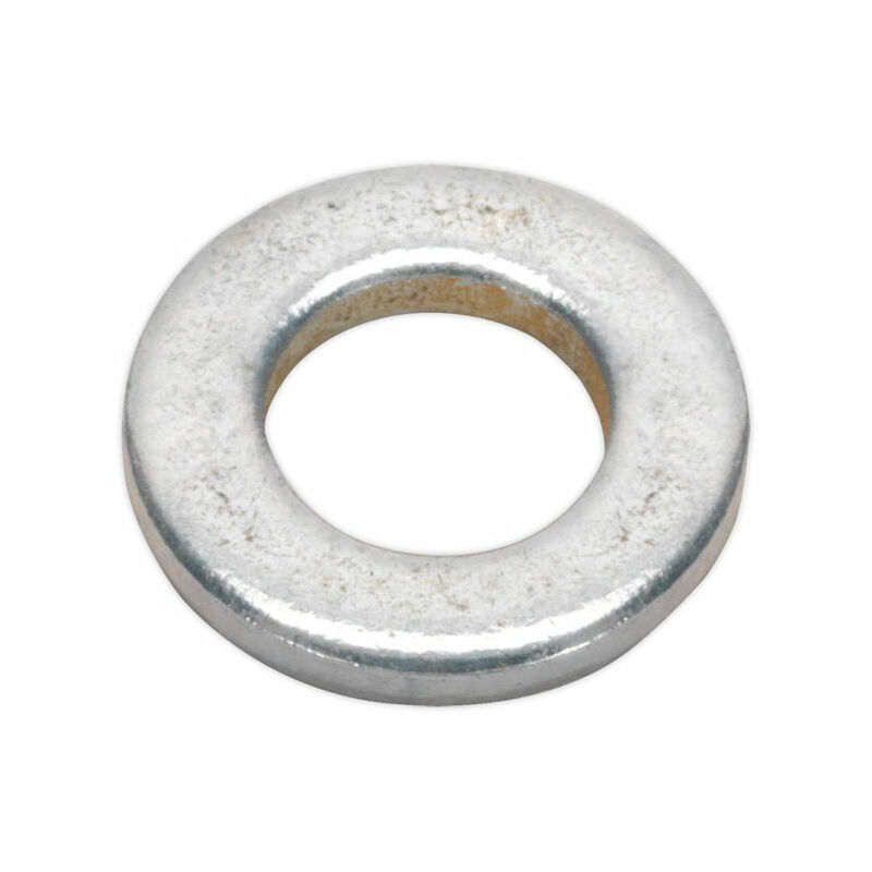 Sealey FWA612 Flat Washer M6 x 12mm Form A Zinc DIN 125 Pack of 100