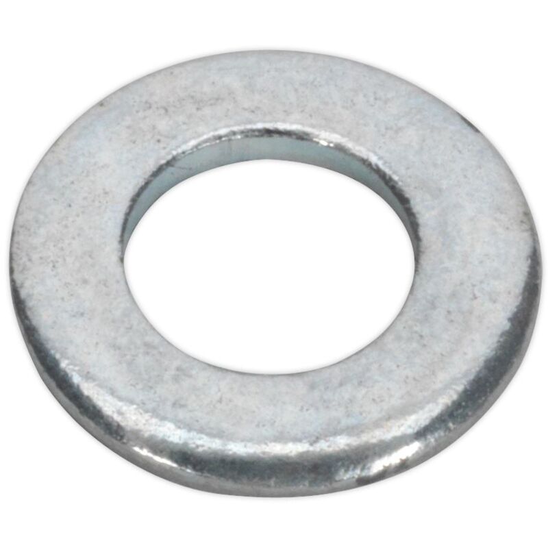 Sealey - FWA49 Zinc Plated Form a Flat Washer M4 x 9mm, din 125 - Pack of 100