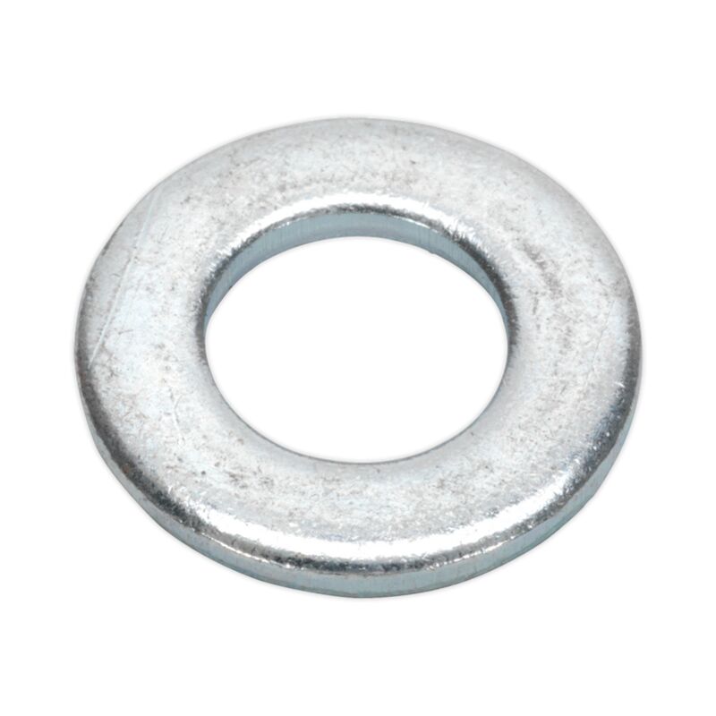 Flat Washer M10 x 21MM Form a Zinc din 125 Pack of 100 - Sealey