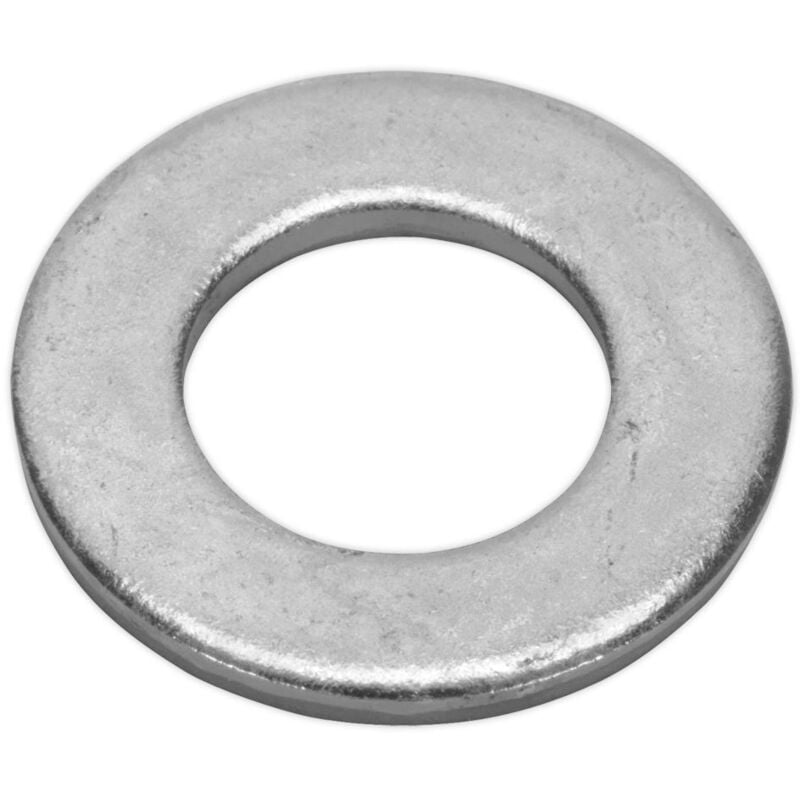 Sealey - FWA1428 Zinc Plated Form a Flat Washer M14 x 28mm, din 125 - Pack of 50