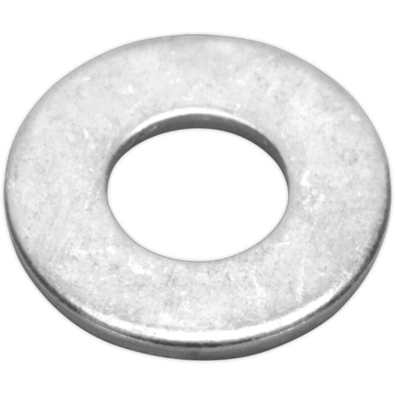 Flat Washer M6 x 14MM Form c bs 4320 Pack of 100 - Sealey