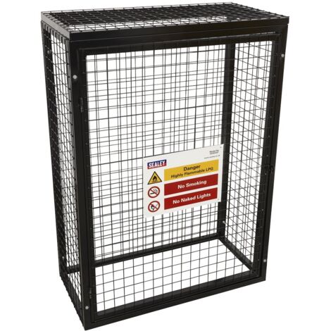 Sealey Gas Cylinder Safety Cage - 2 x 47kg GCSC247