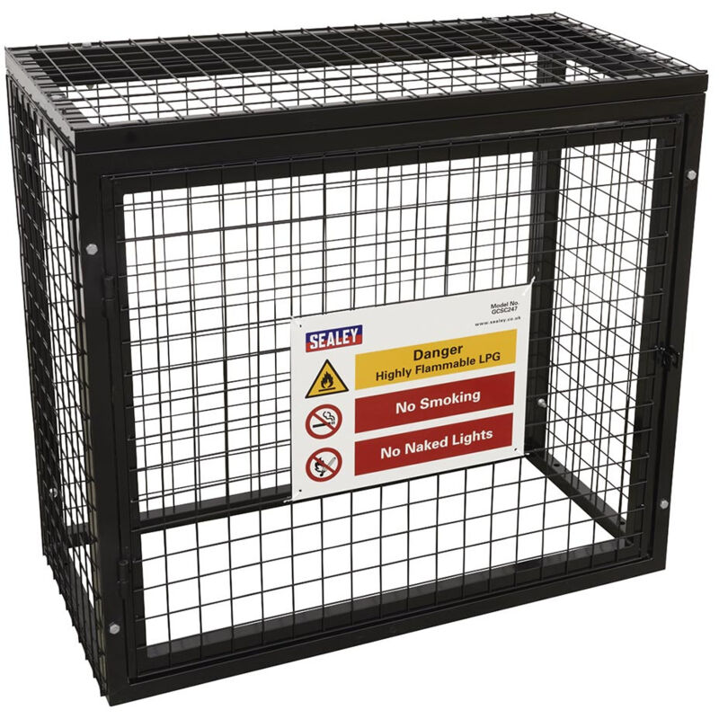 GCSC247 Safety Cage - 2 x 47kg Gas Cylinders - Sealey