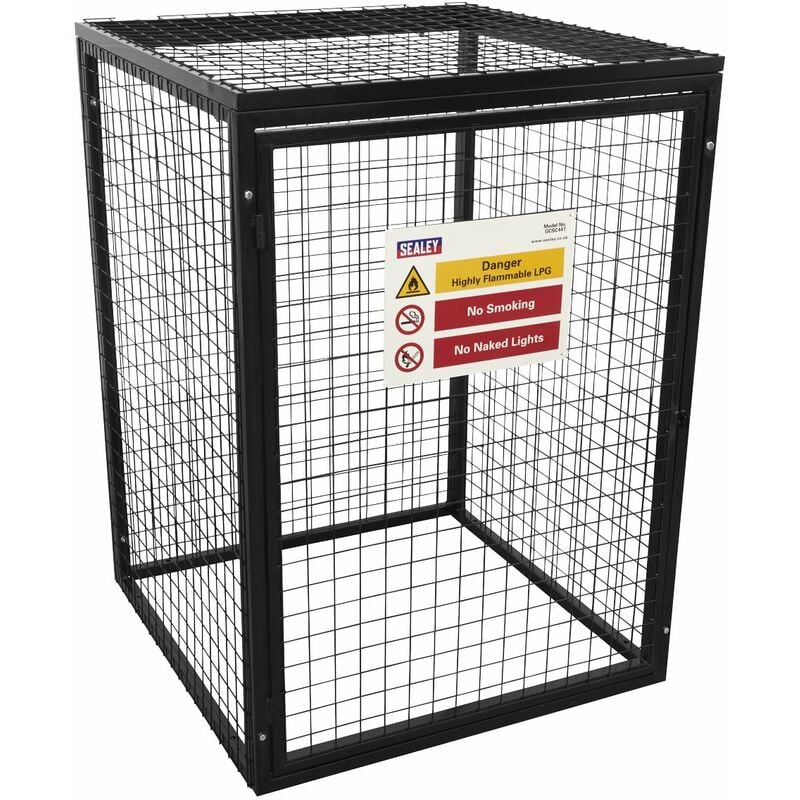 Safety Cage - 4 x 47kg Gas Cylinders GCSC447 - Sealey