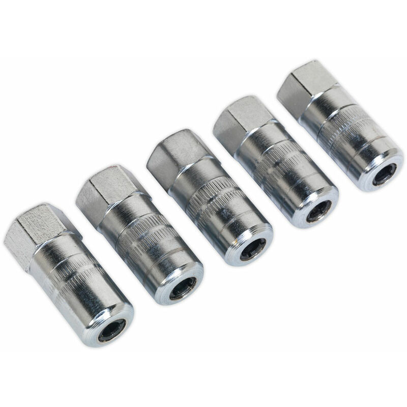 Sealey GGE5 Hydraulic Connector 4-Jaw Heavy-Duty 1/8"BSP Pack of 5
