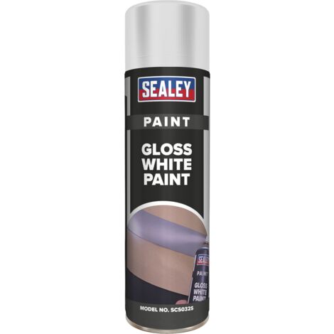 Sealey Gloss Paint 500ml - White SCS032S
