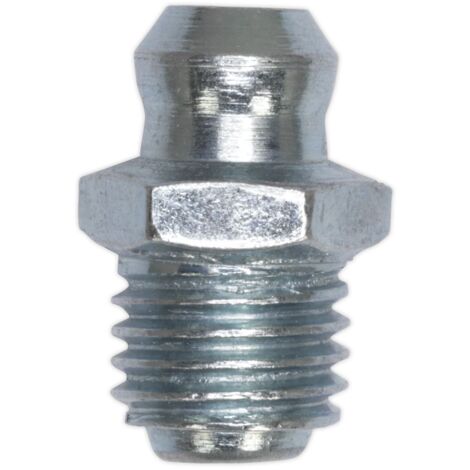 Sealey GNI17 Straight Grease Nipple 1/4""UNF - Pack of 25
