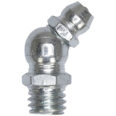 Sealey GNM11 45 Grease Nipple 8 x 1mm - Pack of 25