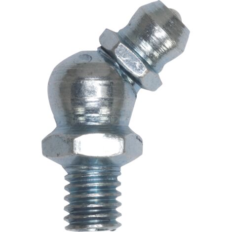 Sealey GNM13 45 Grease Nipple 6 x 1mm - Pack of 25