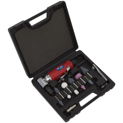 Sealey GSA675 Generation 90° Angle Air Die Grinder Kit 15pc