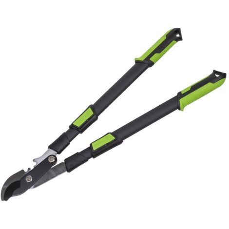 Sealey GTSG016 Telescopic Bypass Lopping Shears with Soft Grip Handle, Geared & Carbon Steel Blade