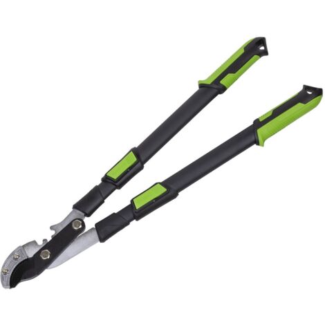 Sealey GTSG017 Telescopic Anvil Lopping Shears with Soft Grip Handle, Geared & Carbon Steel Blade