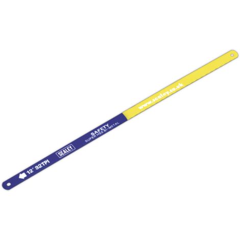 Sealey Hacksaw Blade 300mm HSS Bi-Metal 32tpi Pack of 2 HSB0232