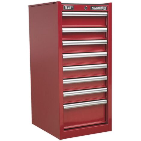 Sealey Hang-On Chest 8 Drawer with Ball-Bearing Slides - Red AP33589