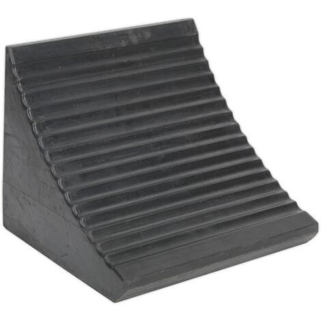 Sealey Heavy-Duty Rubber Wheel Chock - Single WC12
