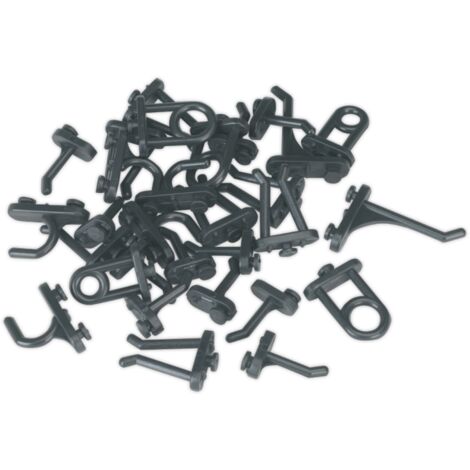 Sealey Hook Assortment for Composite Pegboard 30pc S0766