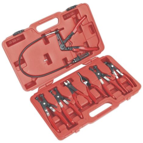 Sealey Hose Clip Removal Tool Set 9pc VS1662
