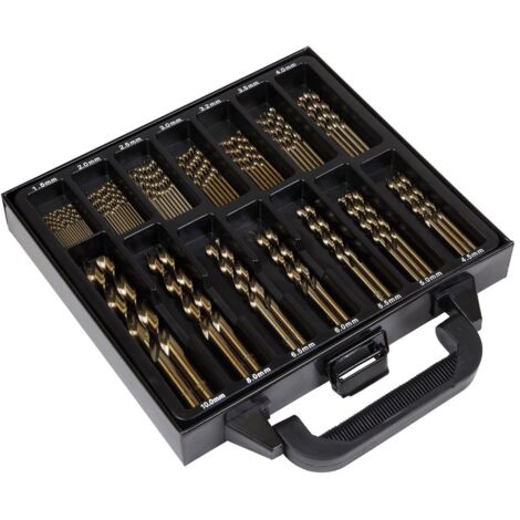 Sealey HSS Cobalt Fully Ground Drill Bit Set 99pc DBS99CB