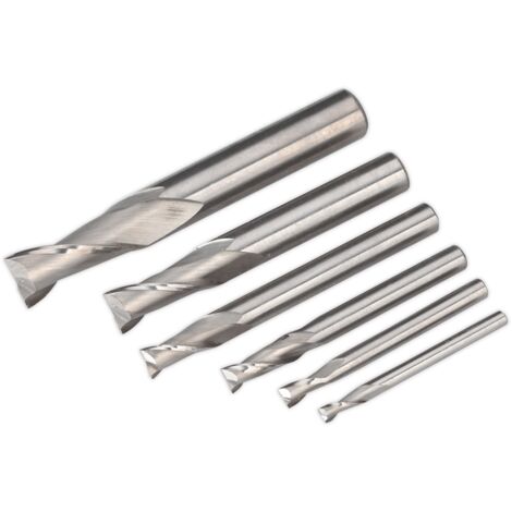 Sealey HSS End Mill Set MT2 3-10mm SM2503EMSET