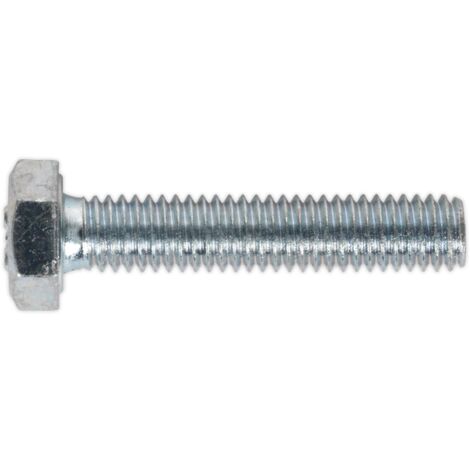 Sealey HT Setscrew M6 x 30mm 8.8 Zinc Pack of 50 SS630