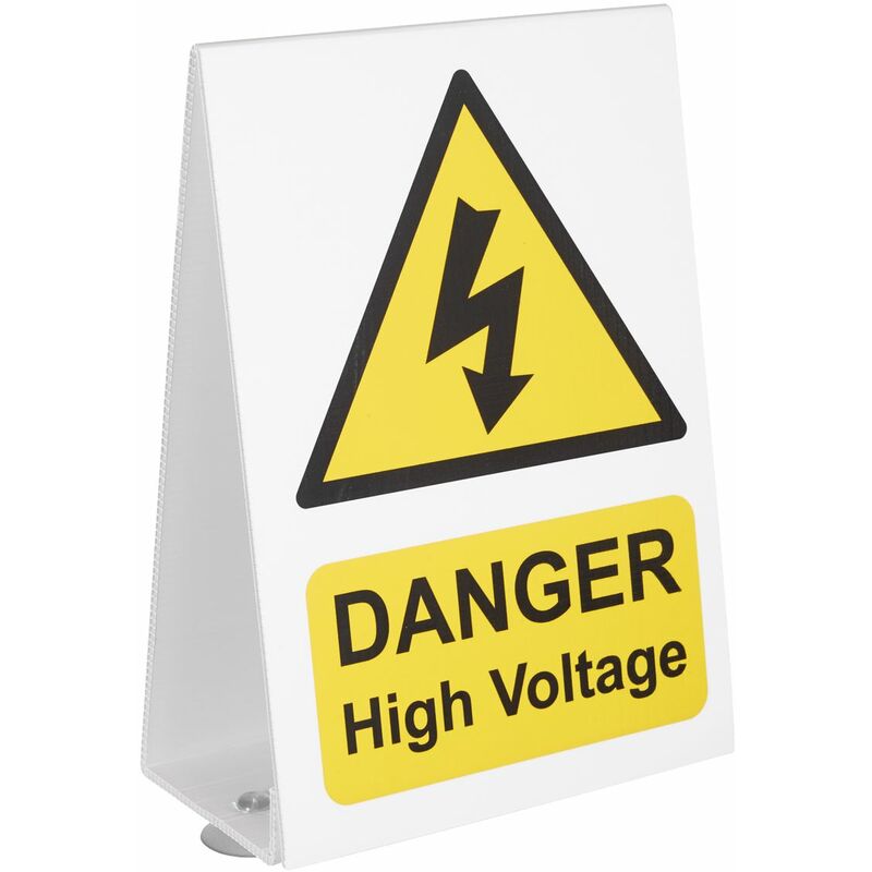 HVS1 High Voltage Vehicle Warning Sign - Sealey