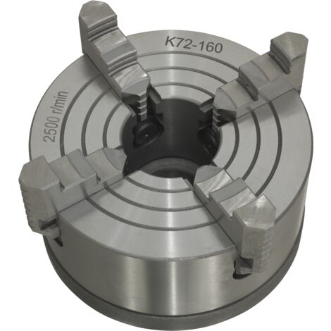 Sealey Independent Chuck with Back Plate 4-Jaw SM27FJC