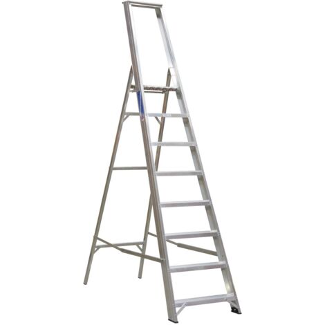 Sealey Industrial Step Ladder 8-Tread Aluminium - EN 131 AXL8