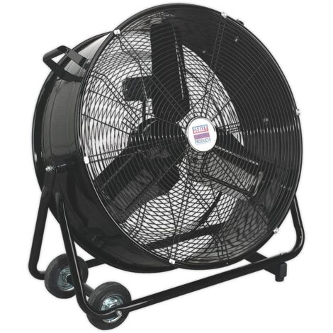 Sealey Industrial Workshop Warehouse Shop Portable 24 Inch 240V Drum Fan HVD24