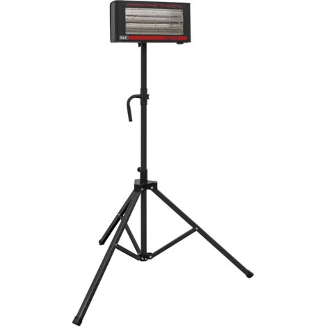 Sealey IR12CT Infrared Quartz Heater with Tripod Stand 230V 1.2kW