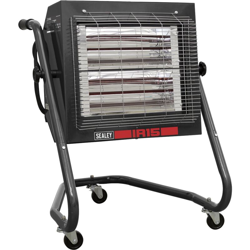 IR15 Infrared Halogen Heater 1.4/2.8kW 230V - Sealey