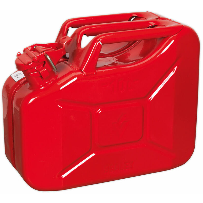 JC10 Jerry Can 10ltr - Red - Sealey