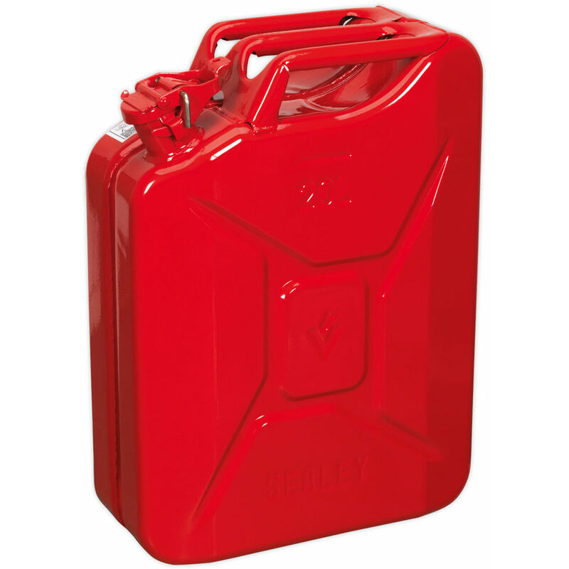 JC20 Jerry Can 20l - Red - Sealey