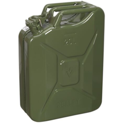 Sealey JC20G Jerry Can 20L - Green