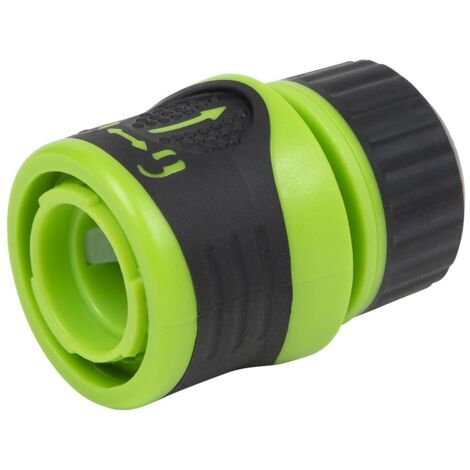 Sealey JS3051 Soft-Touch Hose Connector With Water Stop & Lock 1/2""-5/8""