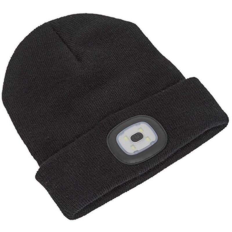Sealey - Beanie Hat 1W smd led usb Rechargeable LED185