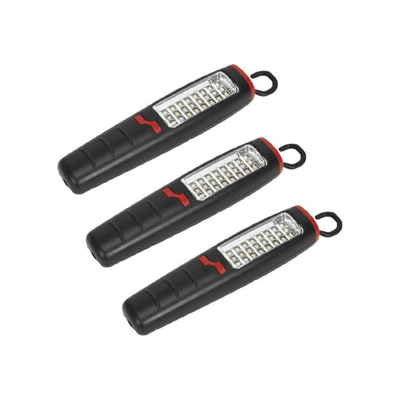 LED307 Cordless 30 SMD + 7 LED Lithium-Ion Rechargeable Inspection Torch - Sealey