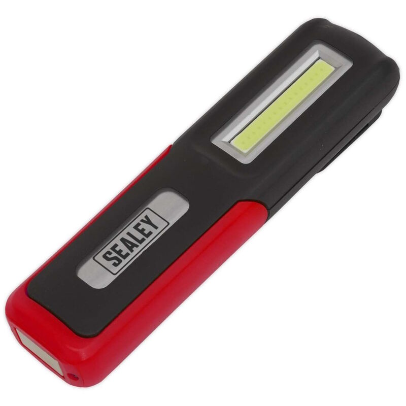 Sealey LED317 Rechargeable 3W COB + 3W LED Inspection Lamp Magnetic Base